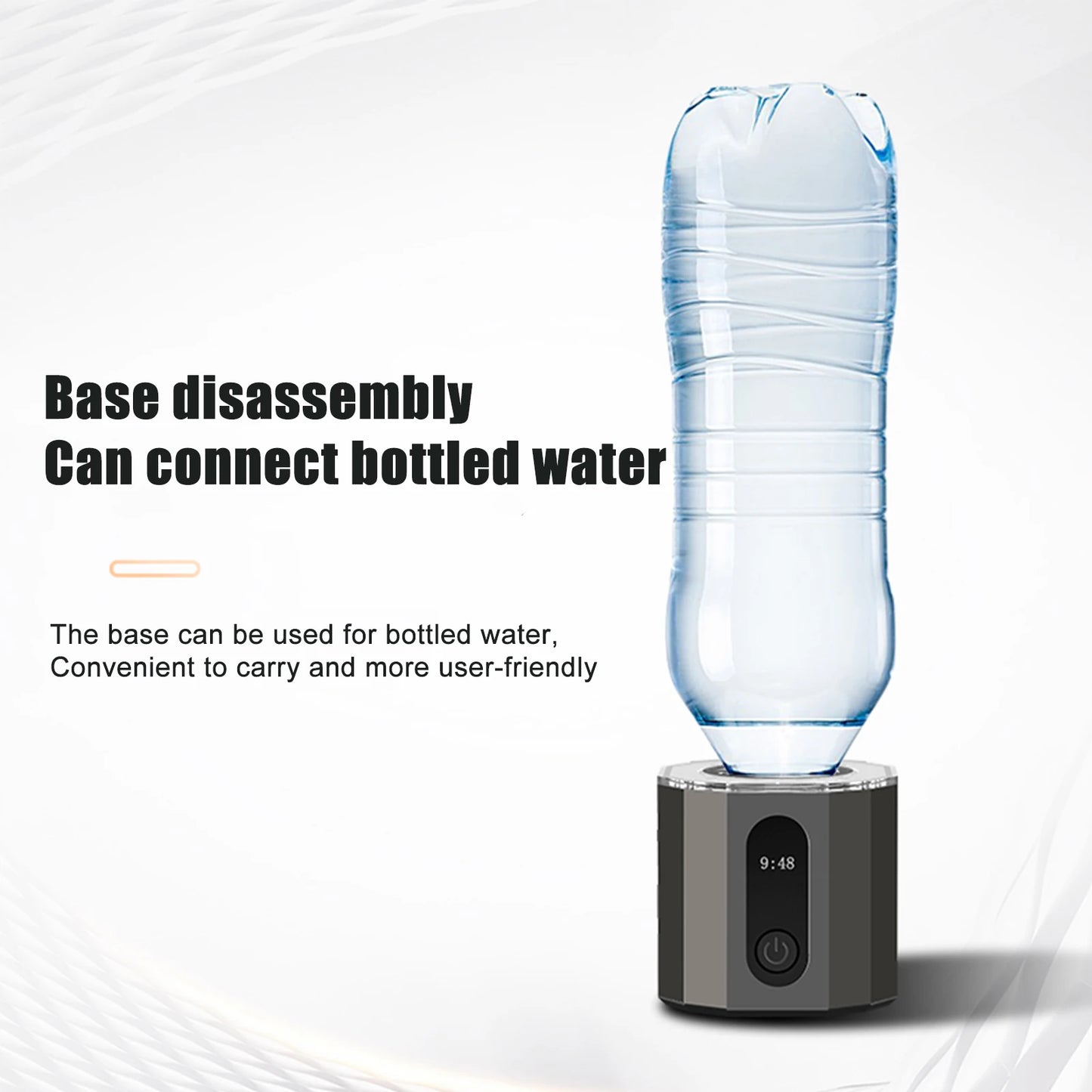 H60 6000PPB Intelligent Hydrogen Rich Water Bottle