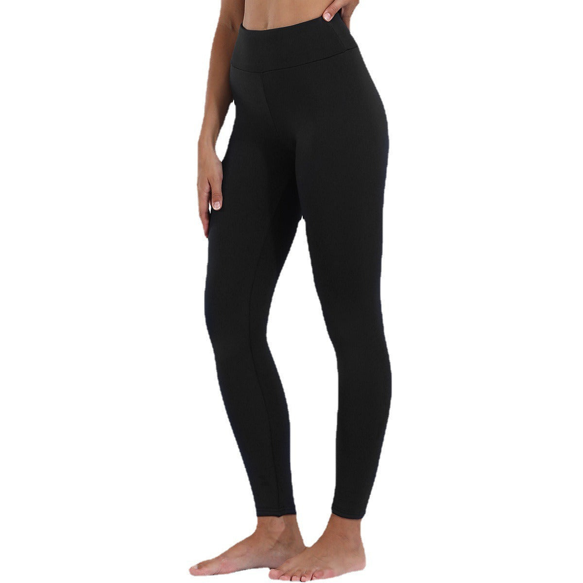 Velvet Tight Thermal Pants Autumn And Winter Models Lamb's Wool Thickened