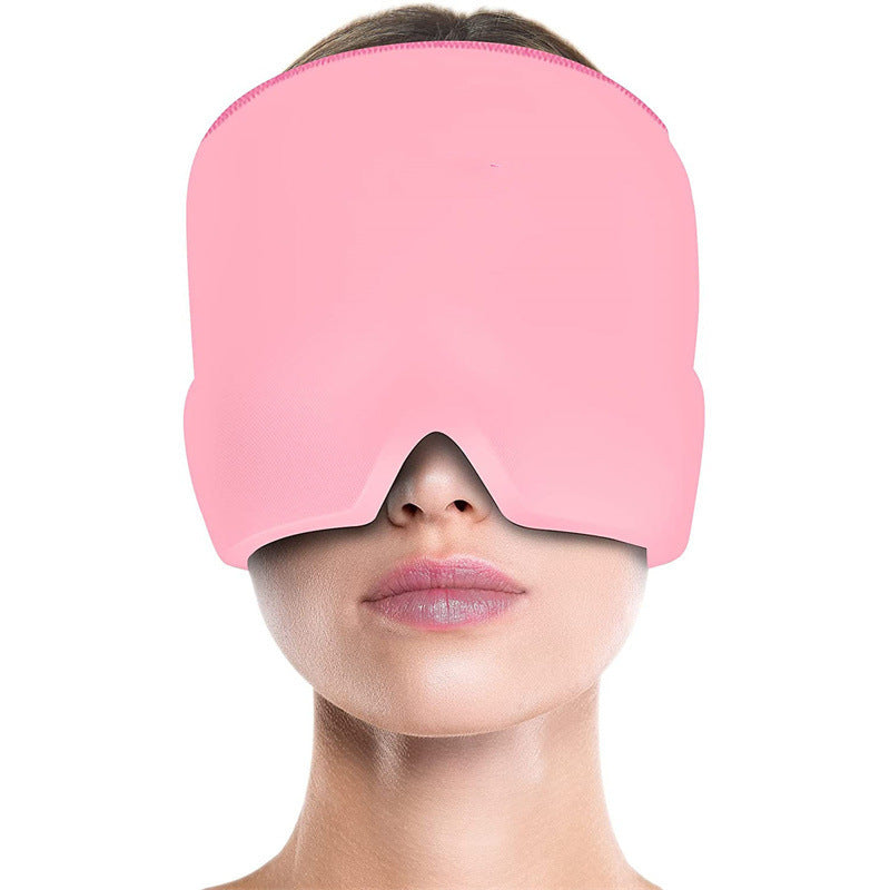 Migraine Relief Hat and  Mask For Puffy Eyes